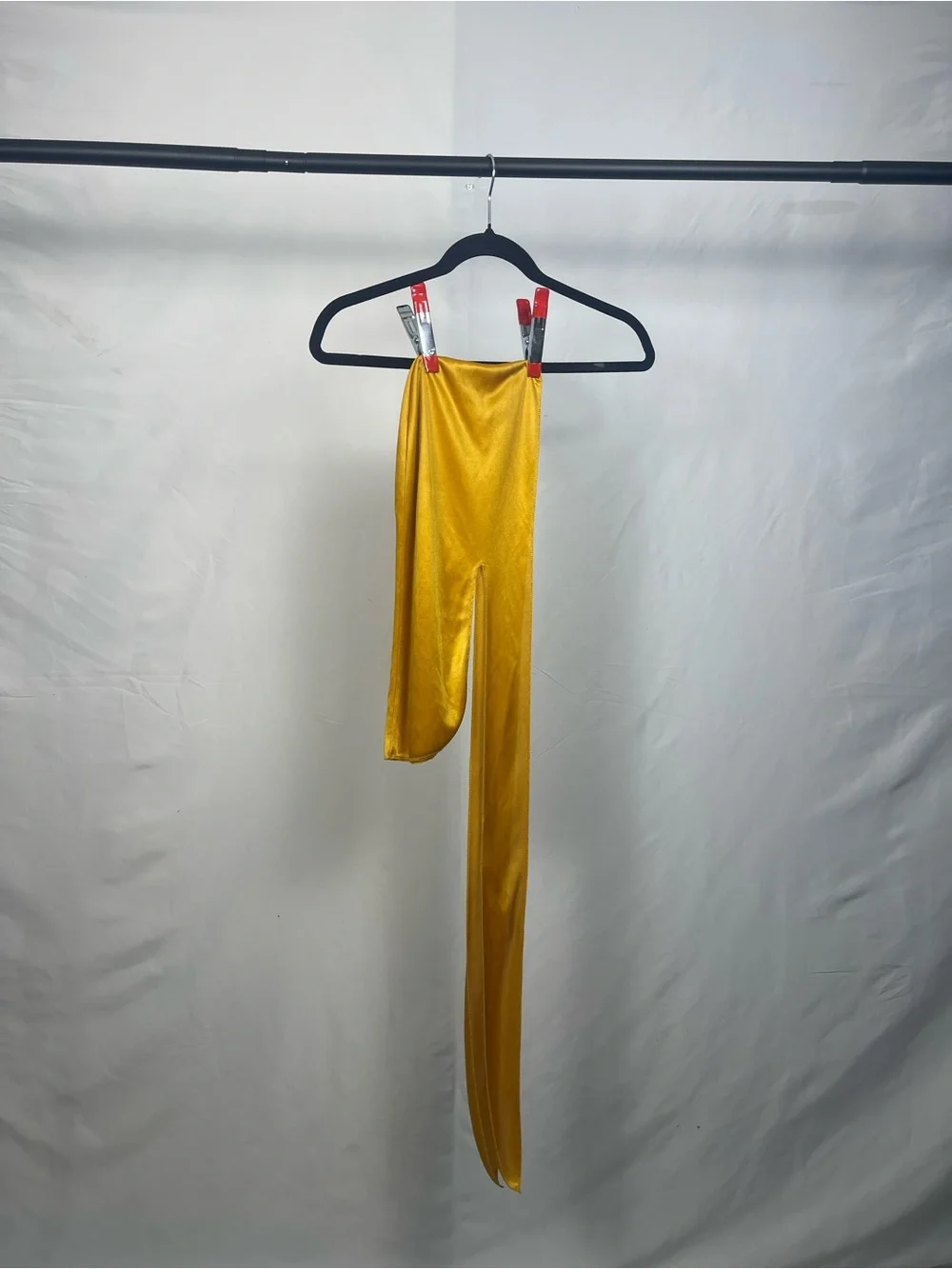 Gold Satin Scarf or Sash